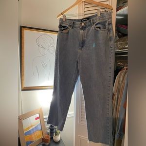 Express mom jean super high rise jeans